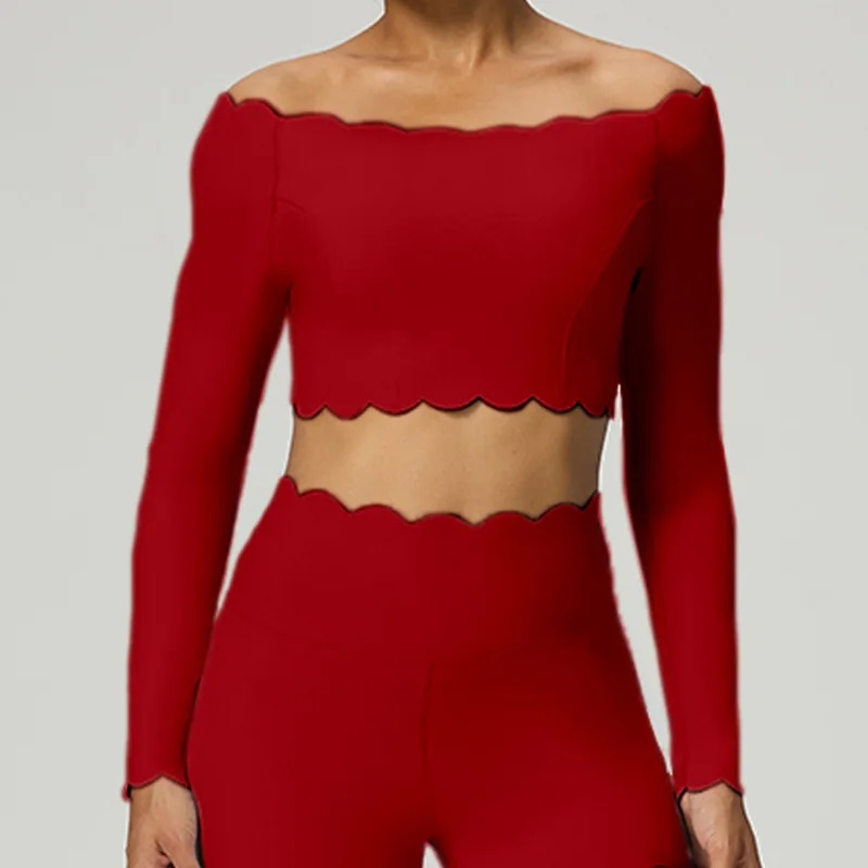 Lace Long Sleeve Top Compressi - Pilates Yoga One 评论和价格