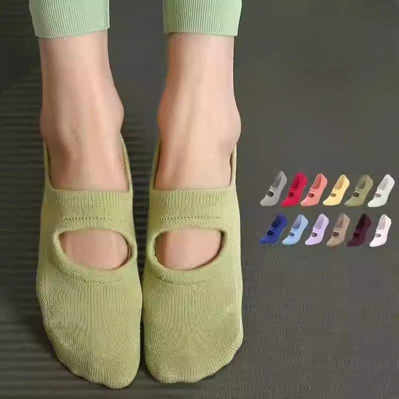 Large Size Yoga Socks Silicone - Medias Para Pilates Y Yoga 评论和价格