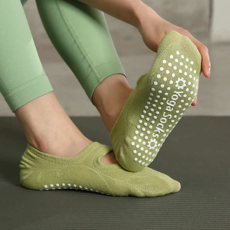Large Size Yoga Socks Silicone - Medias Para Pilates Y Yoga 评论和价格
