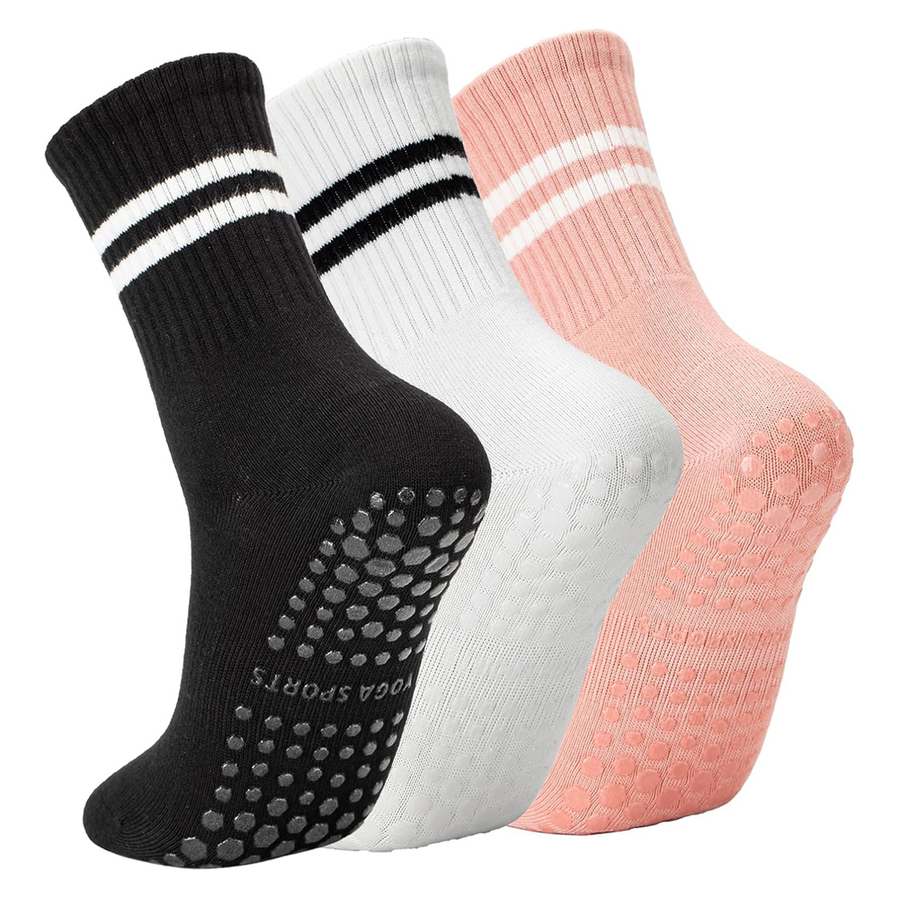 Yoga Pilates Socks with Grips  - Pilate Yoga Workout 评论和价格