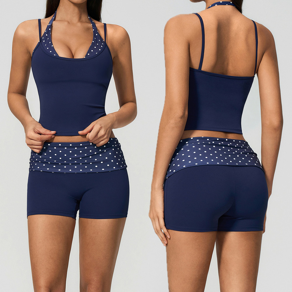 Polka Dot Women Strap Halter Y - Pilate Yoga Workout 评论和价格